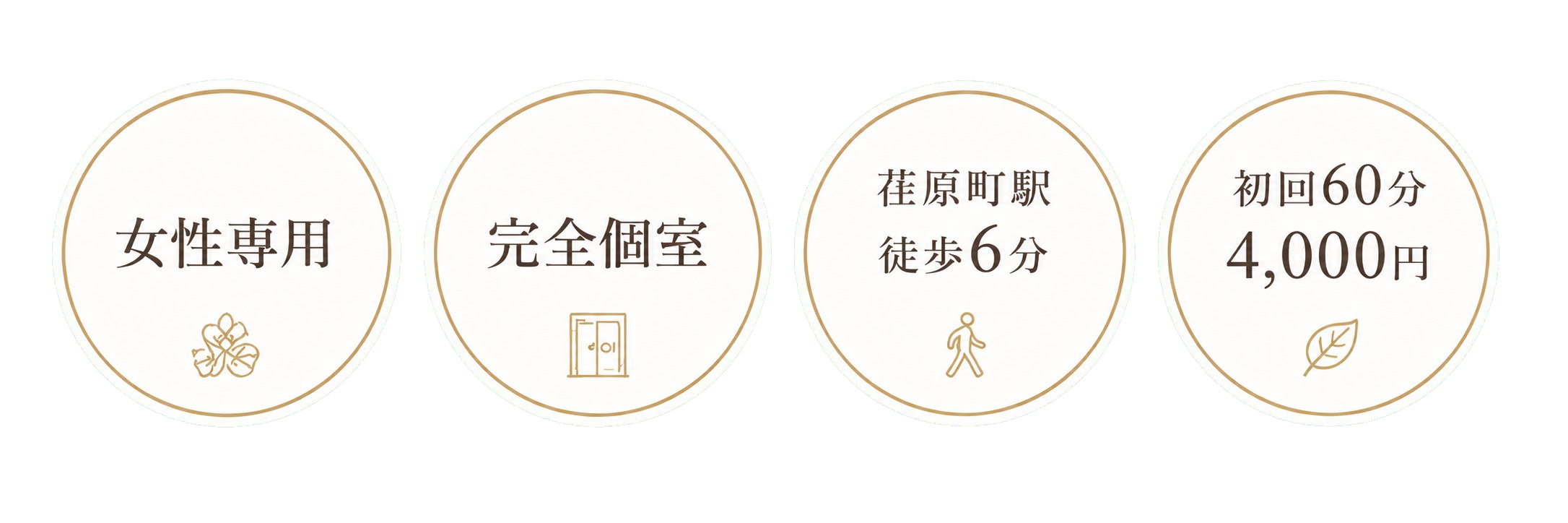 女性専用・完全個室・荏原町駅徒歩6分・初回60分4,000円