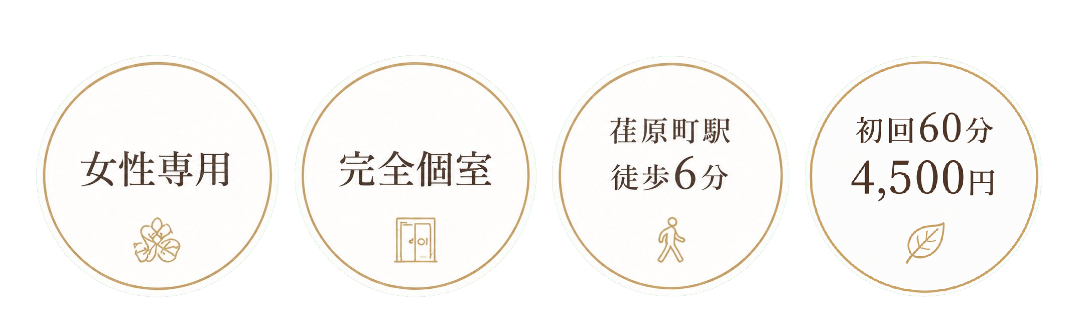 女性専用・完全個室・荏原町駅徒歩6分・初回60分4,500円
